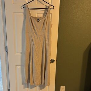 Old Navy Beige Midi Dress